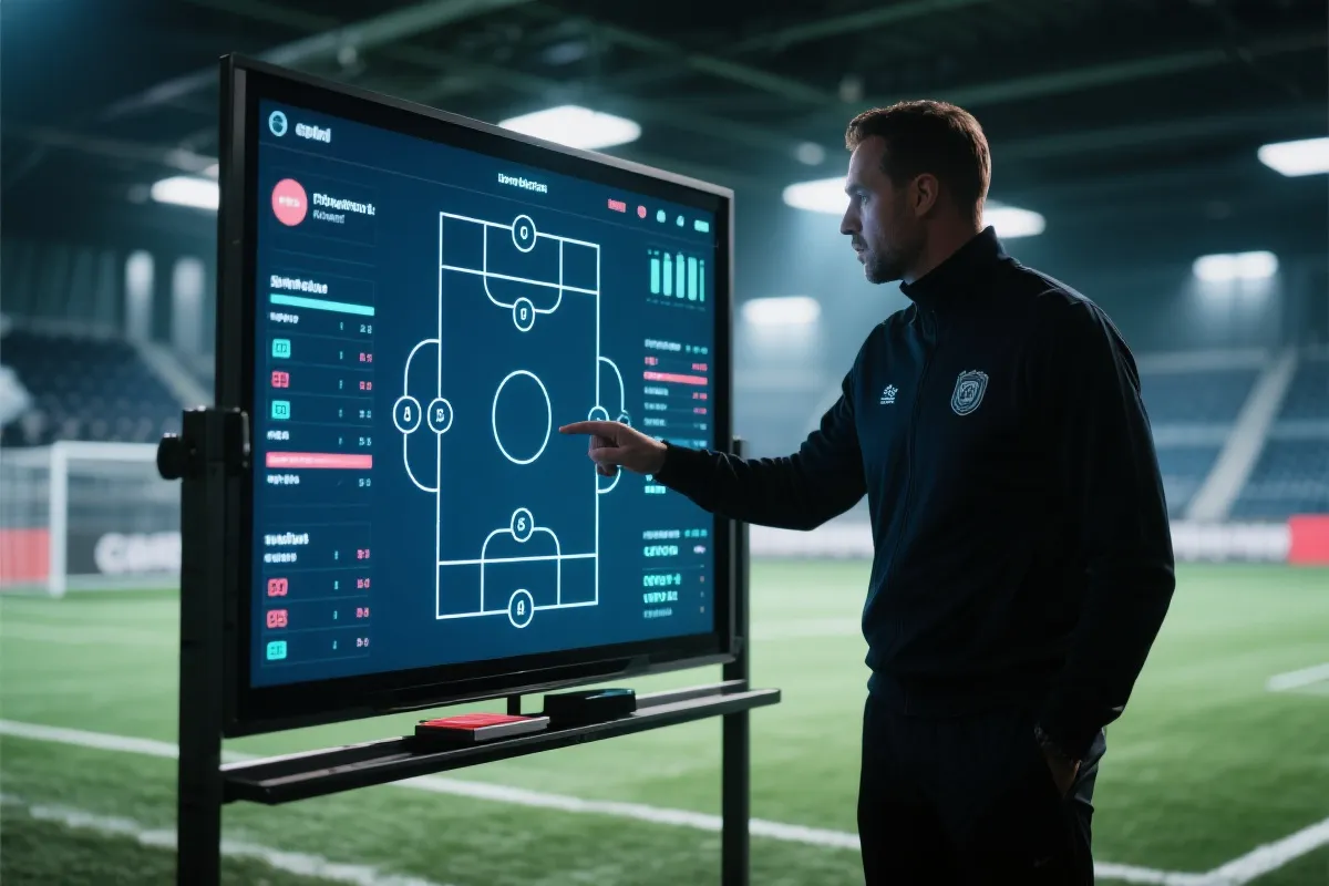 赛前战术分析示意图