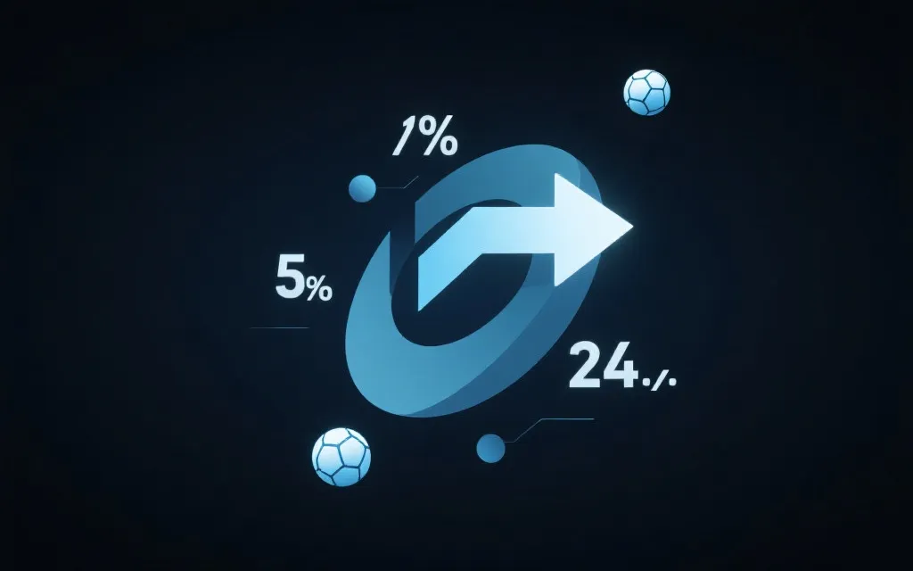 盘口与赔率的概念示意：数字、箭头与笔记的可视化